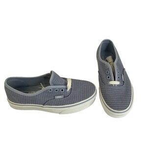 New Vans Authentic Multi Woven Zen Blue Shoes Men's Size 3.5 / Women's Size 5